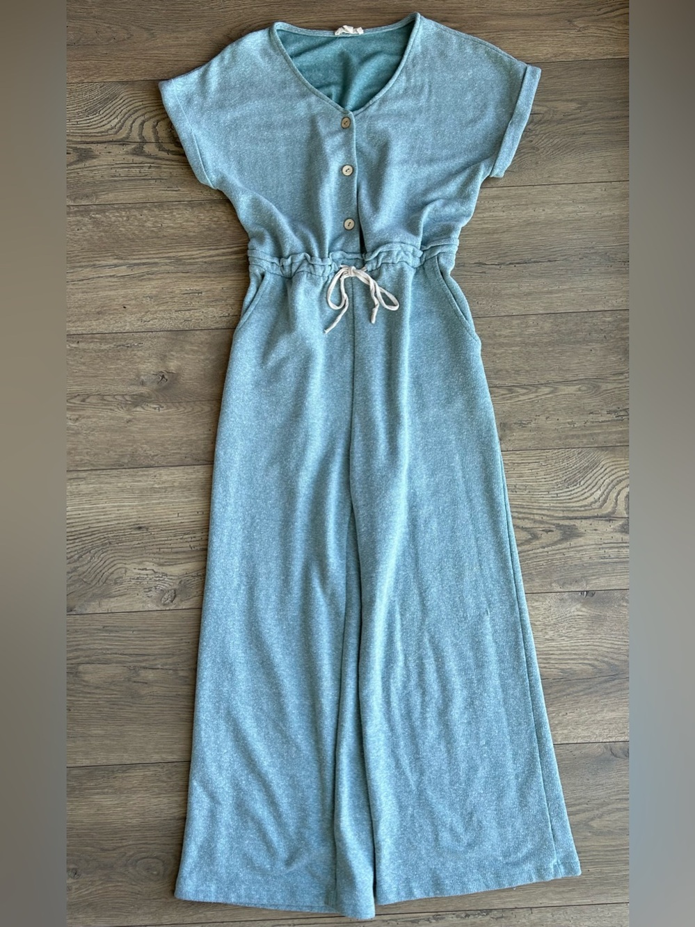 Roolee Aqua Knit Jumpsuit